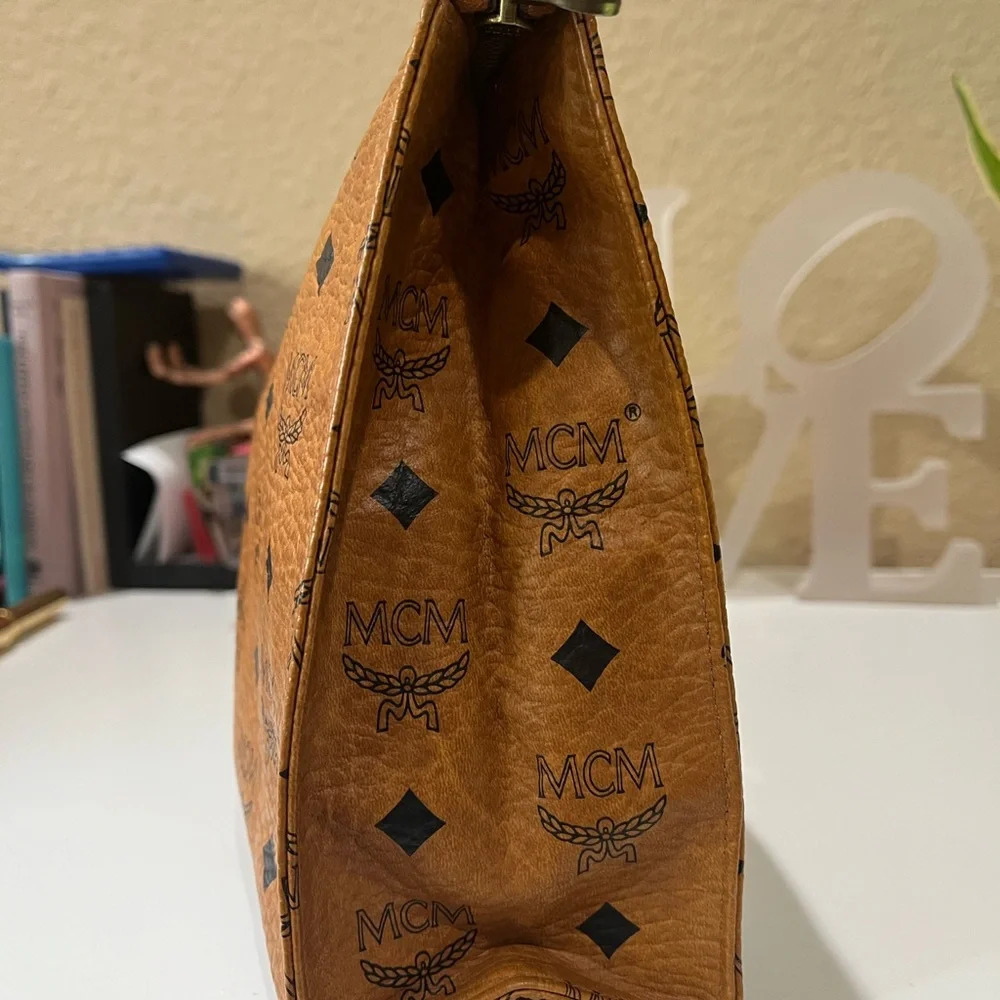 MCM Cognac Pouch - Picture 3 of 14